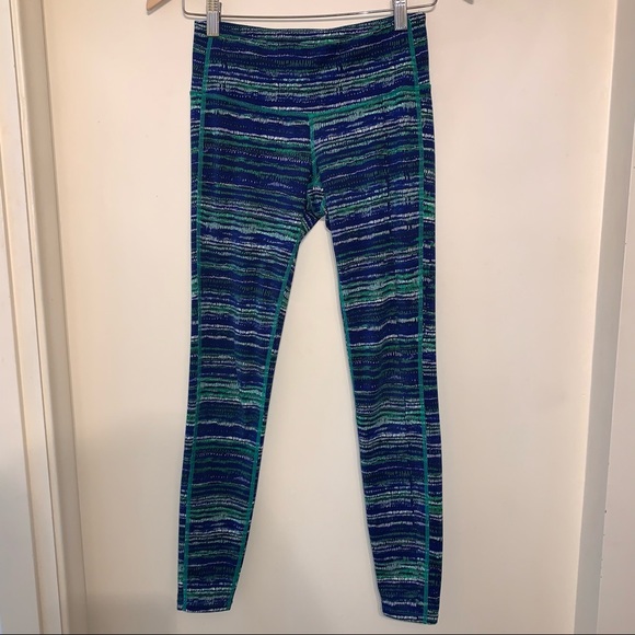 Athleta Retreat Chaturanga Striped Ankle Leggings - Picture 3 of 11